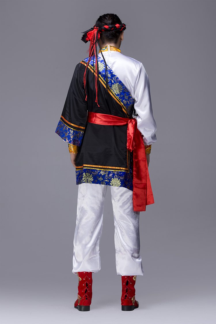 別具一格的蒙古族男裝服飾，蒙古袍少數(shù)民族服