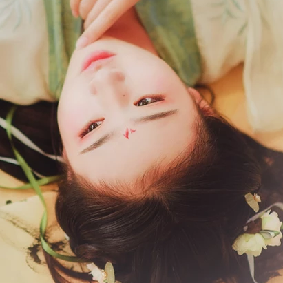 小清新漢服少女頭像，唯美古風(fēng)真人頭像