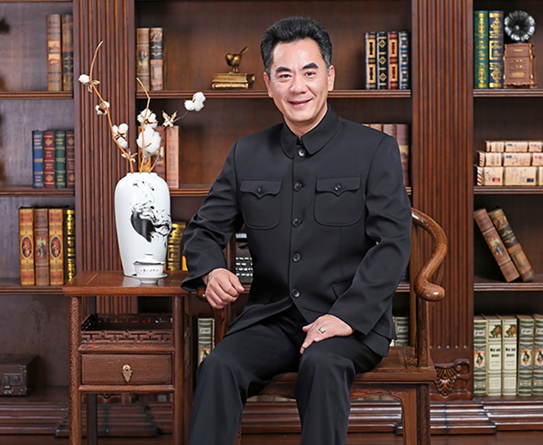 時尚家佳樂文學傳統(tǒng)韻味中老年中山裝