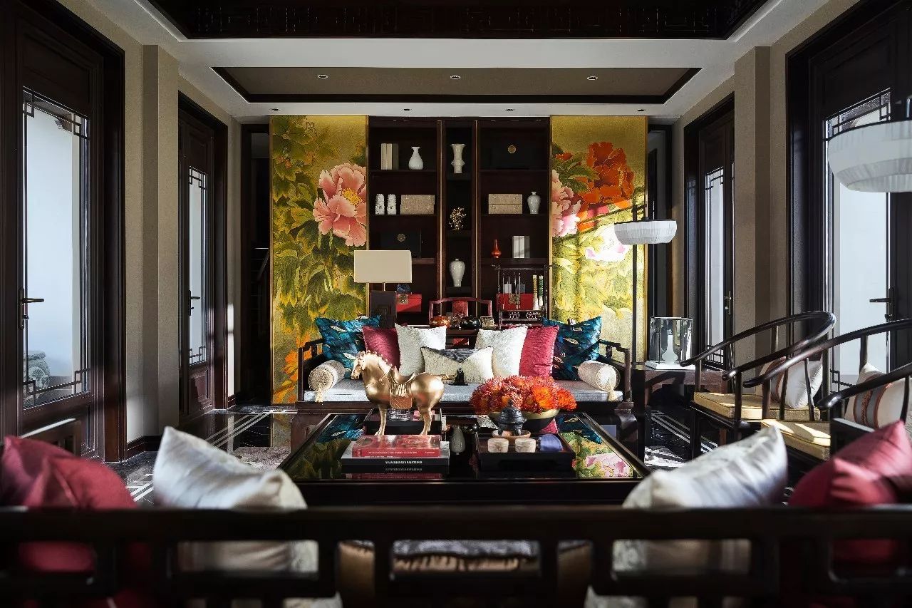 詩意家佳樂文學(xué)元素的中式大宅裝修設(shè)計