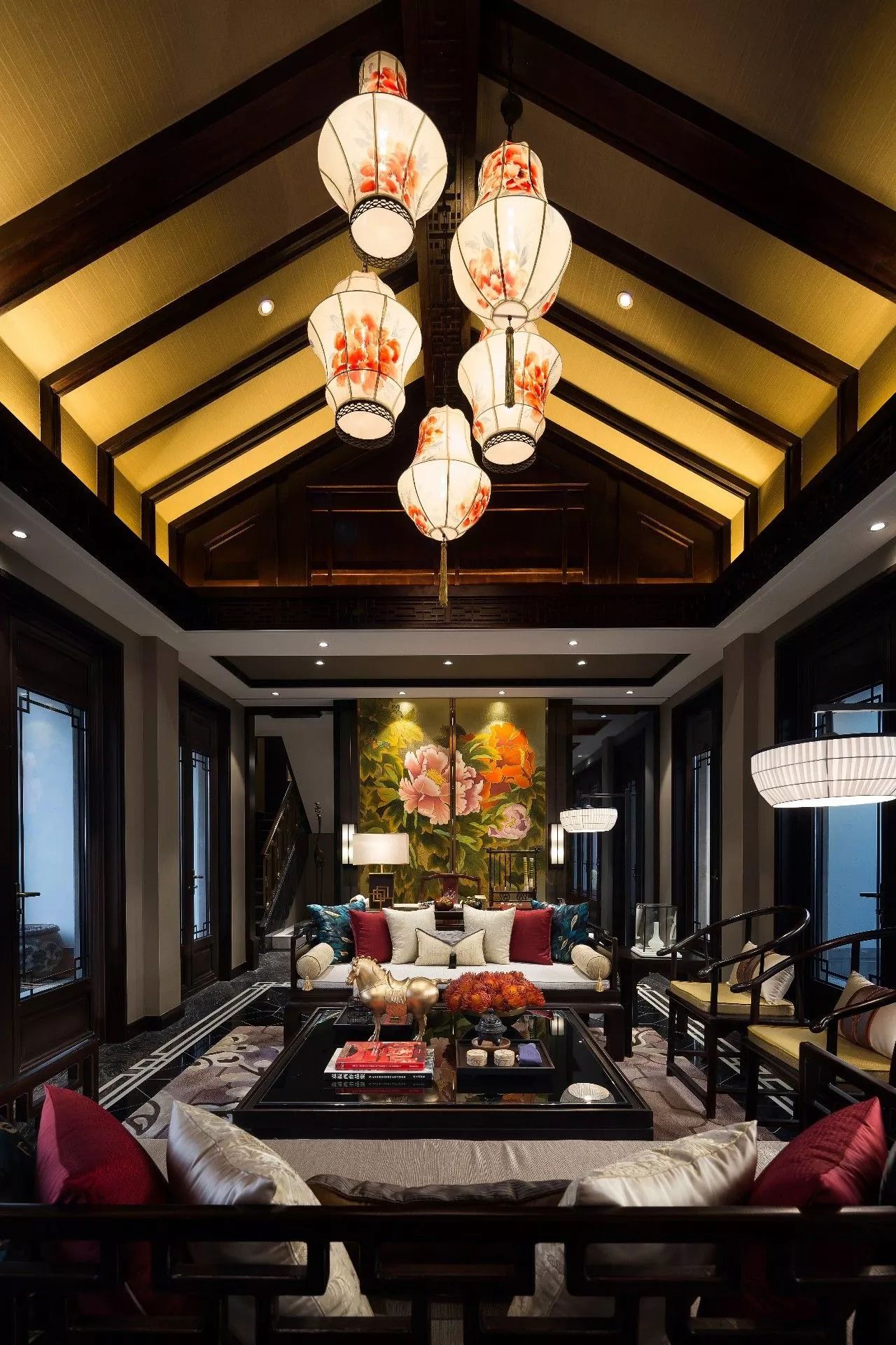 詩意家佳樂文學(xué)元素的中式大宅裝修設(shè)計