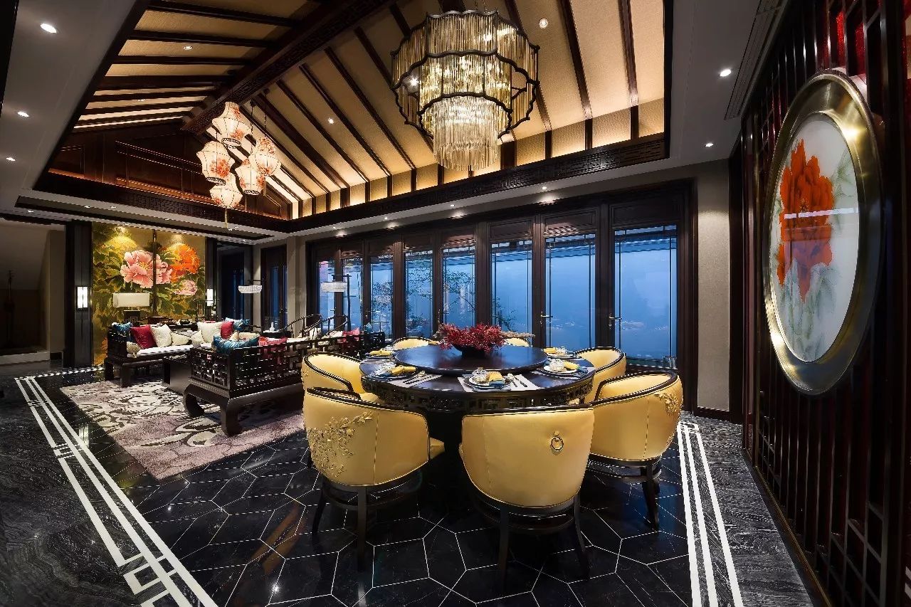 詩(shī)意家佳樂(lè)文學(xué)元素的中式大宅裝修設(shè)計(jì)