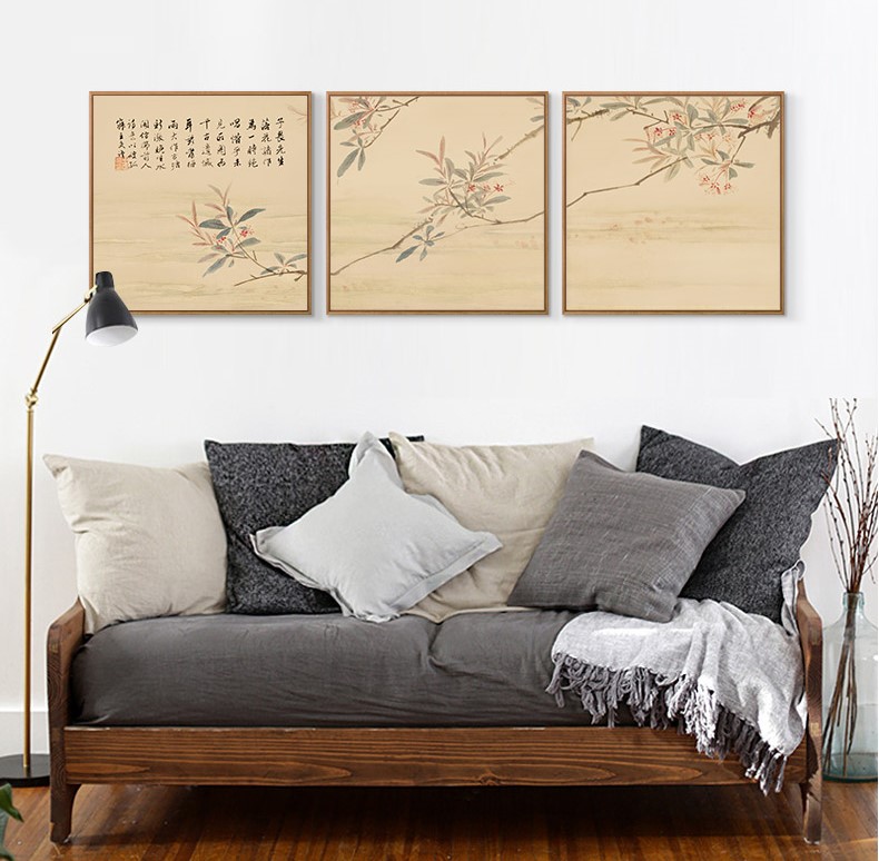 十款家佳樂文學(xué)裝飾畫，新中式中國水墨客廳掛畫