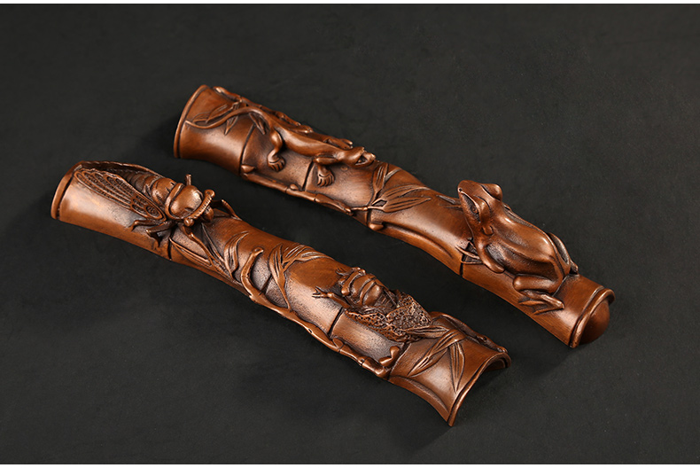 仿古知足常樂鎮(zhèn)紙，文房四寶鎮(zhèn)尺