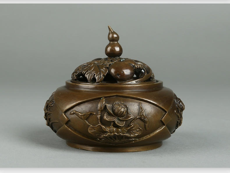 四季之花香爐，精美仿古熏香爐