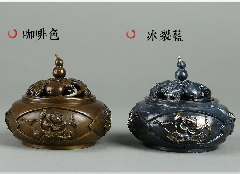 四季之花香爐，精美仿古熏香爐