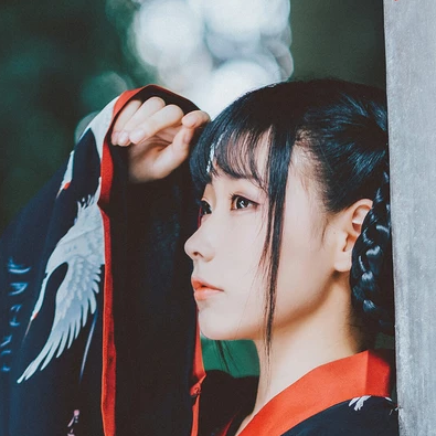 俏皮可愛漢服女子頭像，唯美古風(fēng)真人頭像