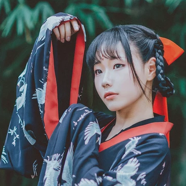 俏皮可愛漢服女子頭像，唯美古風(fēng)真人頭像