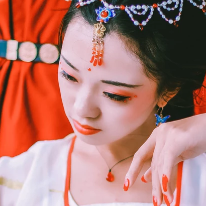 嬌艷女子頭像，唯美古風(fēng)真人頭像