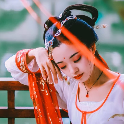 嬌艷女子頭像，唯美古風(fēng)真人頭像