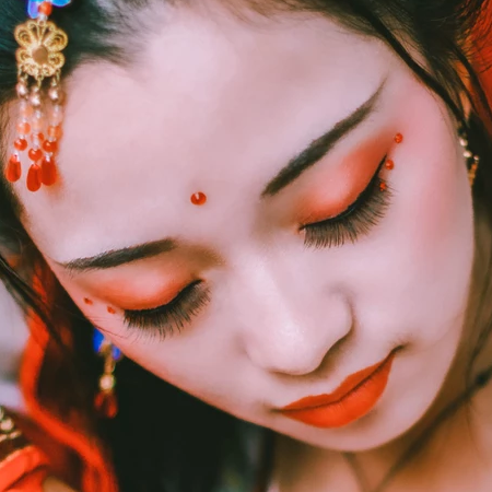 嬌艷女子頭像，唯美古風(fēng)真人頭像