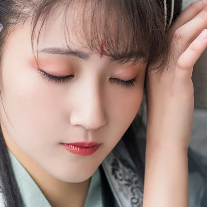 古典琵琶女子頭像，唯美古風(fēng)真人頭像