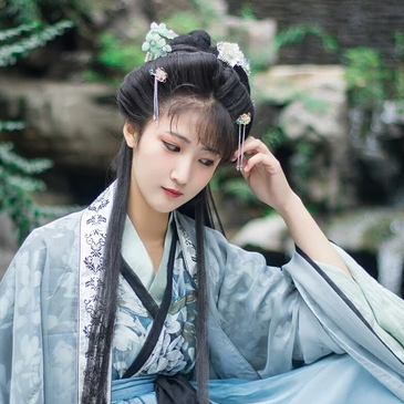 古典琵琶女子頭像，唯美古風(fēng)真人頭像