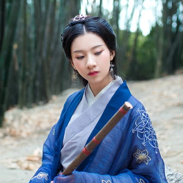 竹林閨蜜頭像，唯美古風真人頭像