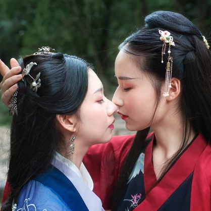 竹林閨蜜頭像，唯美古風真人頭像