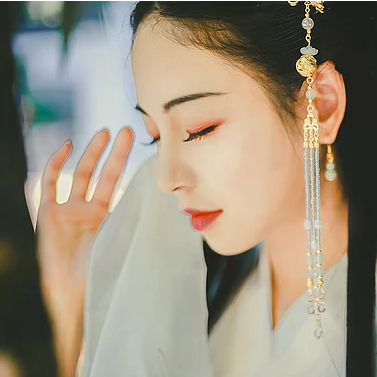 喝酒傷感女生頭像，唯美古風(fēng)真人頭像