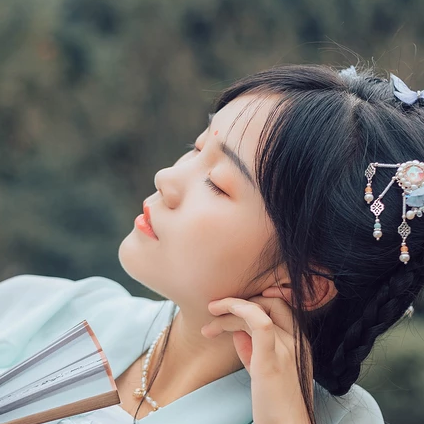 并蒂閨蜜頭像，唯美古風(fēng)真人頭像