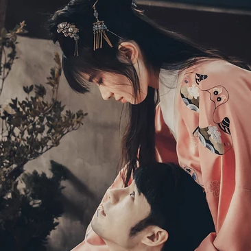 親密甜美情侶頭像,唯美古風真人頭像