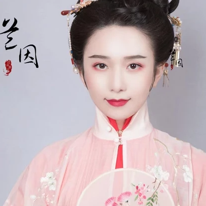 古典帶團(tuán)扇女生頭像，唯美古風(fēng)真人頭像