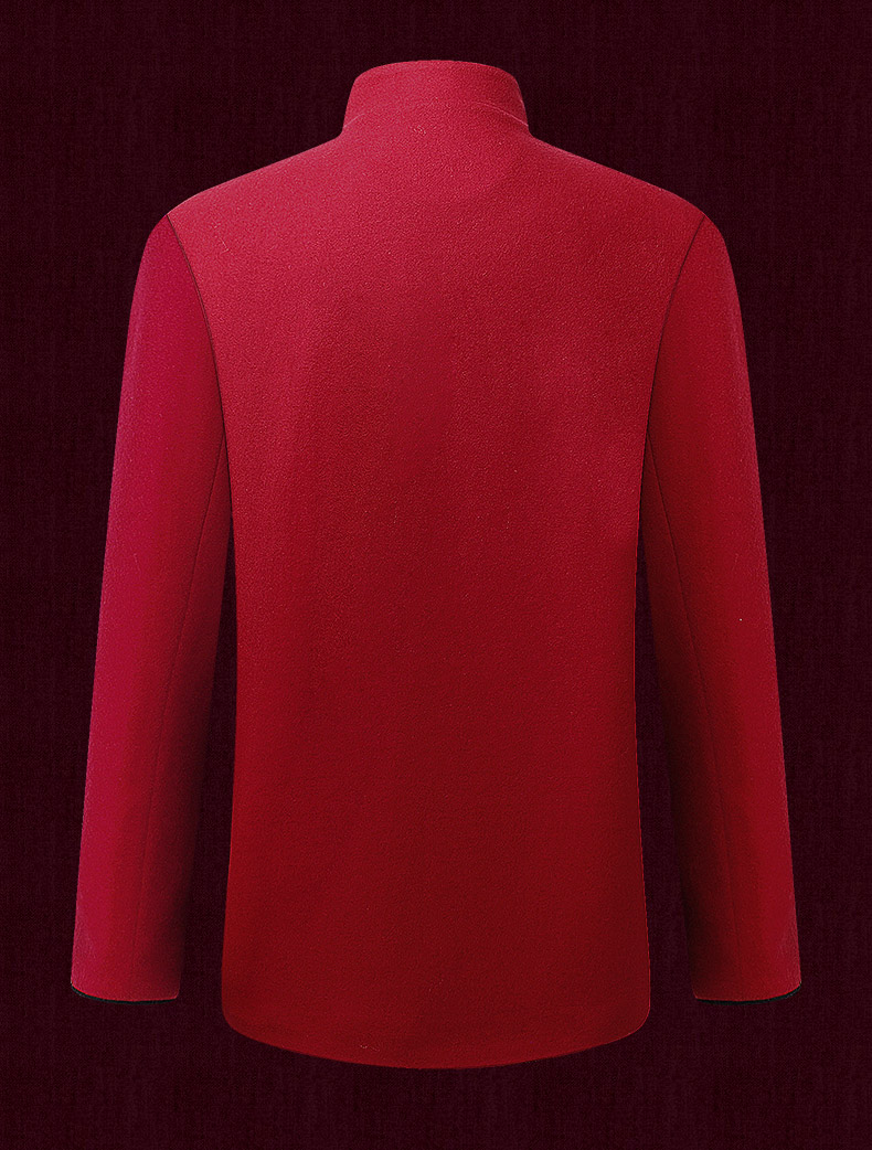 古典情侶羊毛妮唐裝，復(fù)古風(fēng)中式唐裝