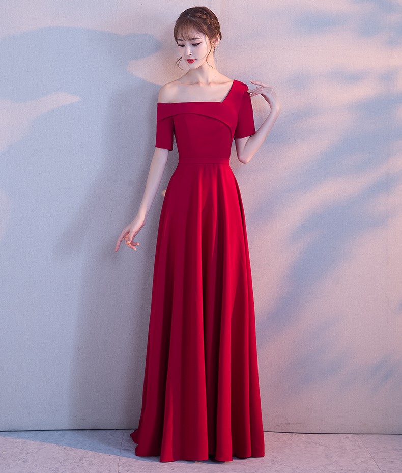 性感露肩中式禮服，甜美氣質(zhì)晚禮服