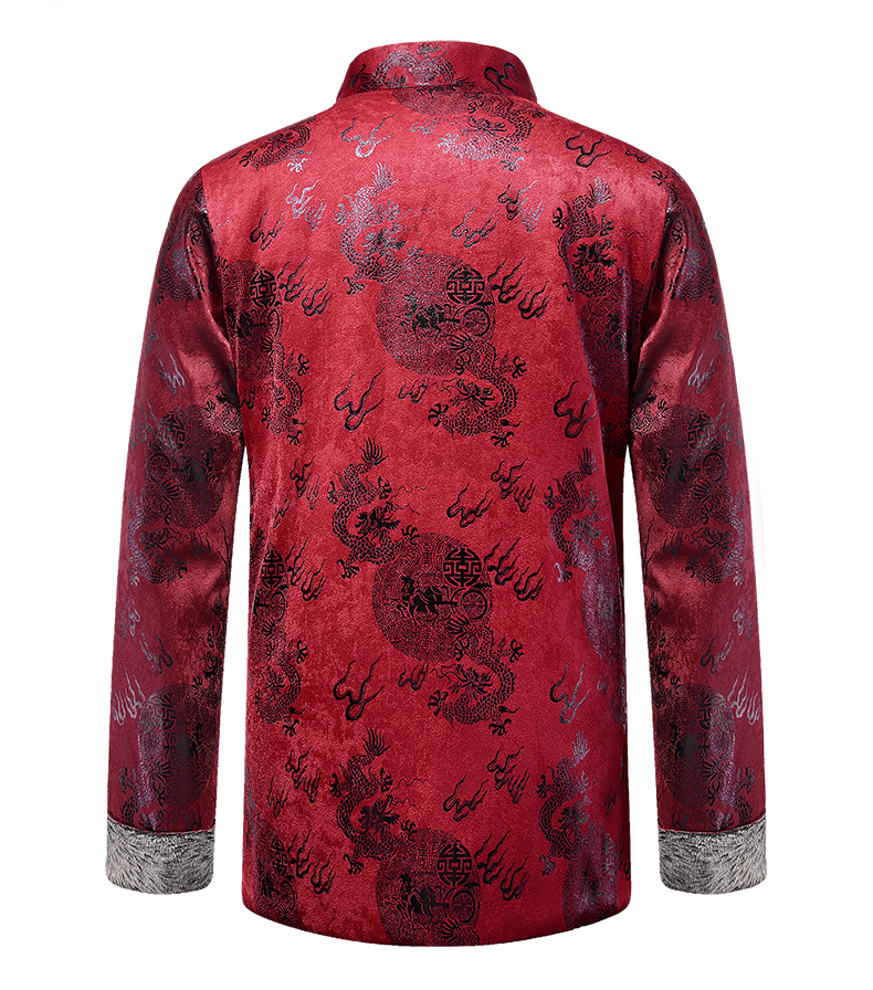 喜慶唐裝禮服外套，復(fù)古風(fēng)男士唐裝