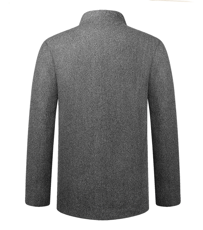 簡約時尚中式花邊紋唐裝外套