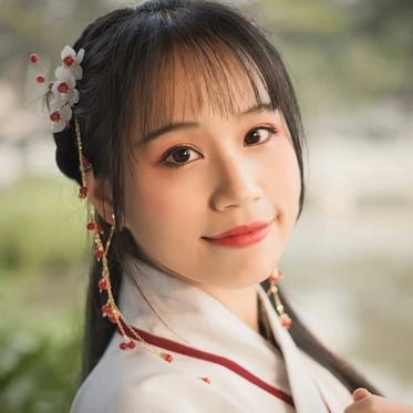 清新可愛漢服女生頭像，唯美古風(fēng)真人頭像