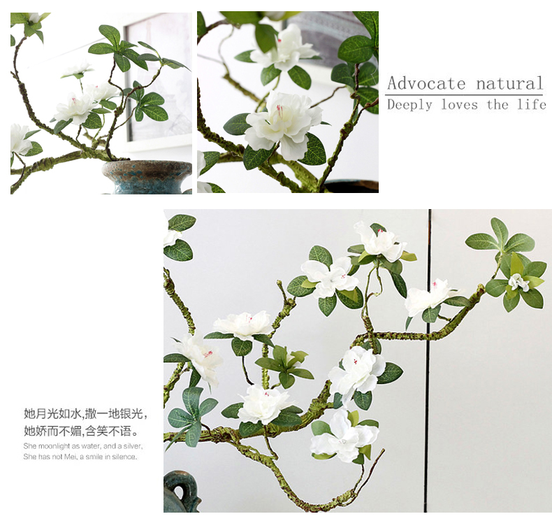 杜鵑花古典禪意花藝設(shè)計