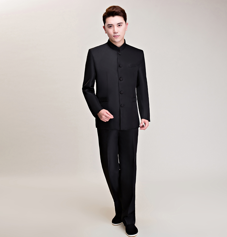 復古風民國中山裝五四青年中山裝