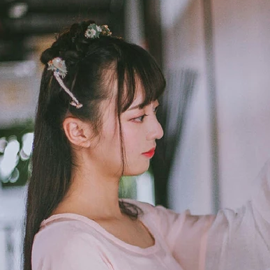 清新文藝女生頭像，唯美古風(fēng)真人頭像