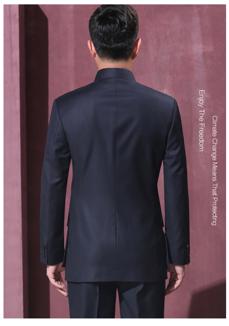 家佳樂文學(xué)修身國服領(lǐng)導(dǎo)毛式中山裝