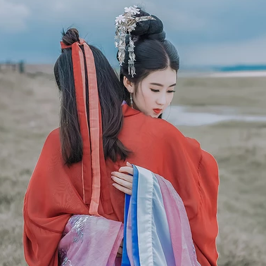 草原喝酒閨蜜頭像，唯美古風真人頭像