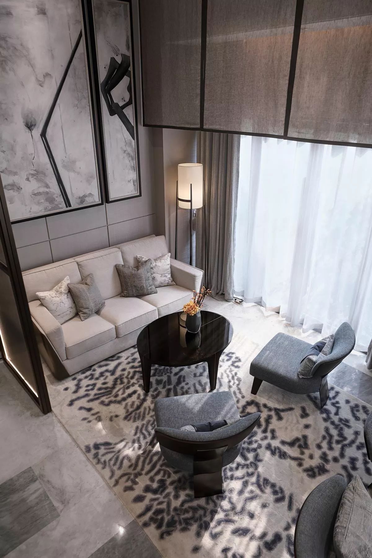 文人風尚的新中式裝修設計：廣州融創(chuàng)御園