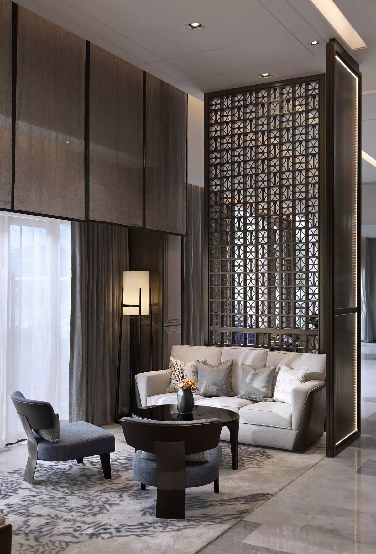 文人風(fēng)尚的新中式裝修設(shè)計：廣州融創(chuàng)御園