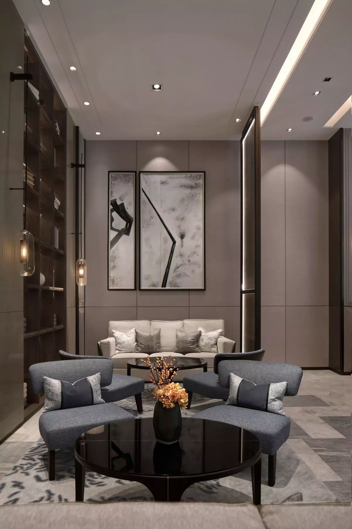 文人風(fēng)尚的新中式裝修設(shè)計：廣州融創(chuàng)御園