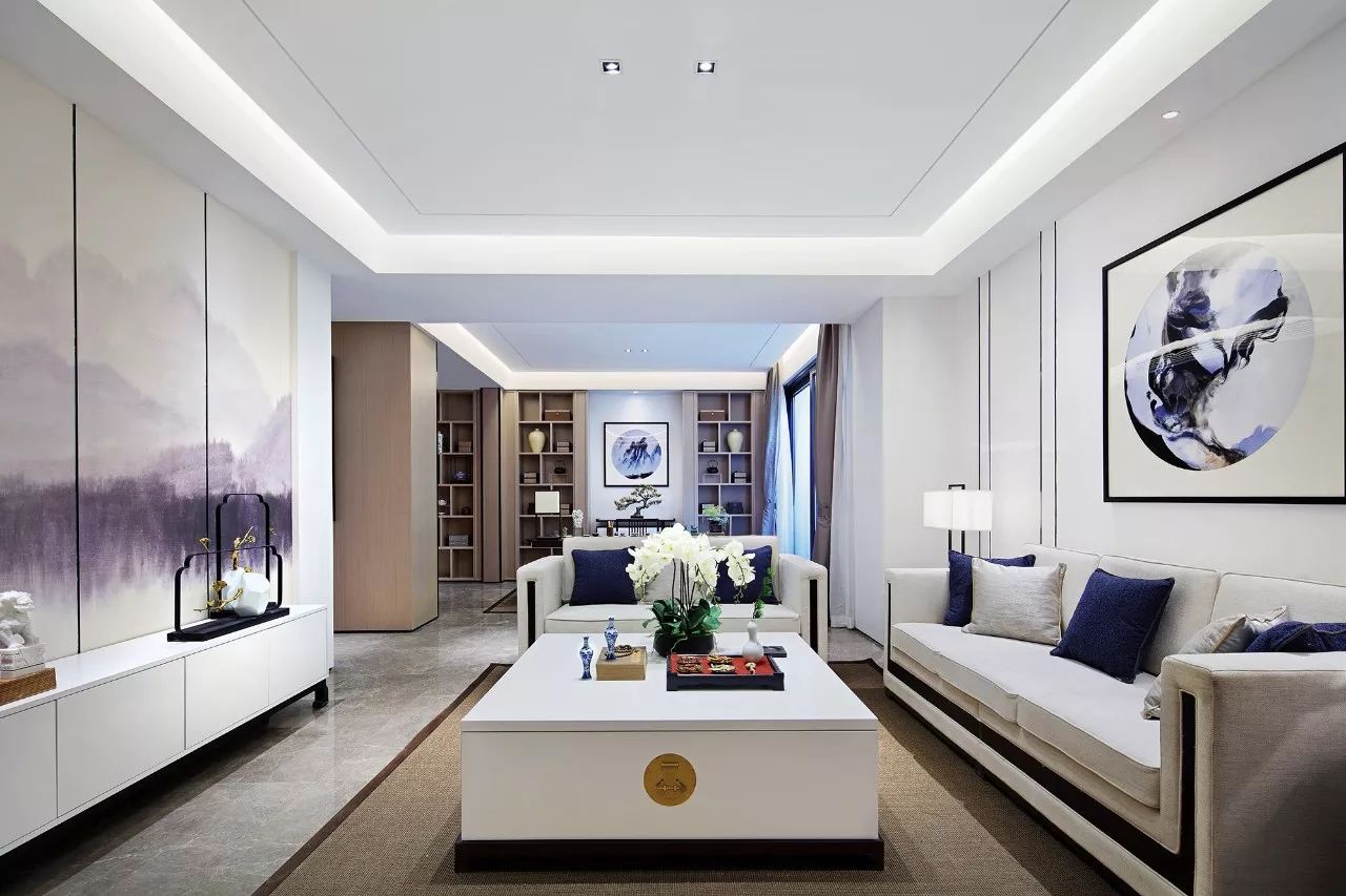 雙拼別墅樣板房：禪意留白的東方中式之美！