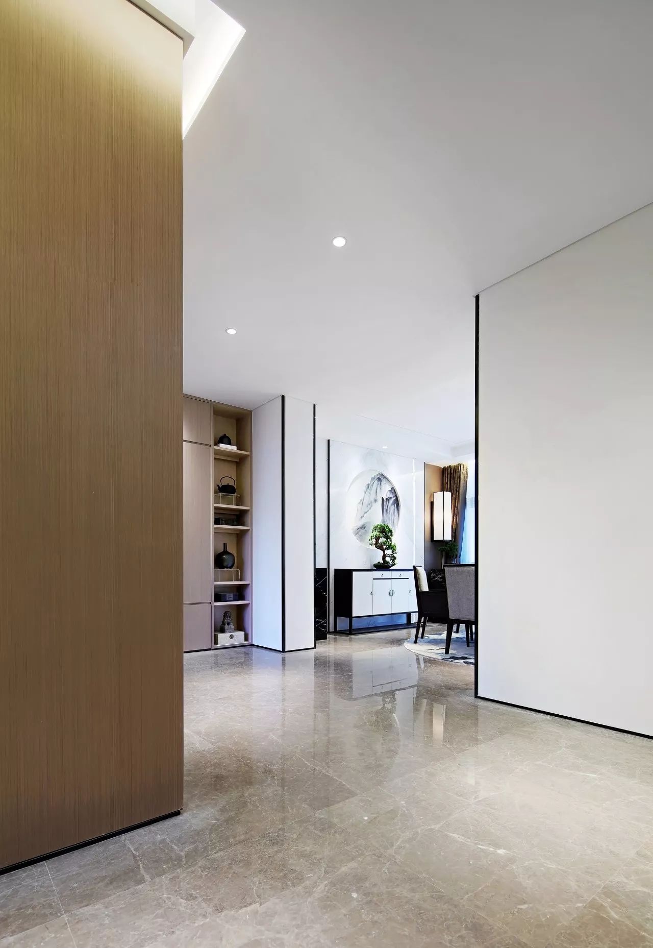 雙拼別墅樣板房：禪意留白的東方中式之美！