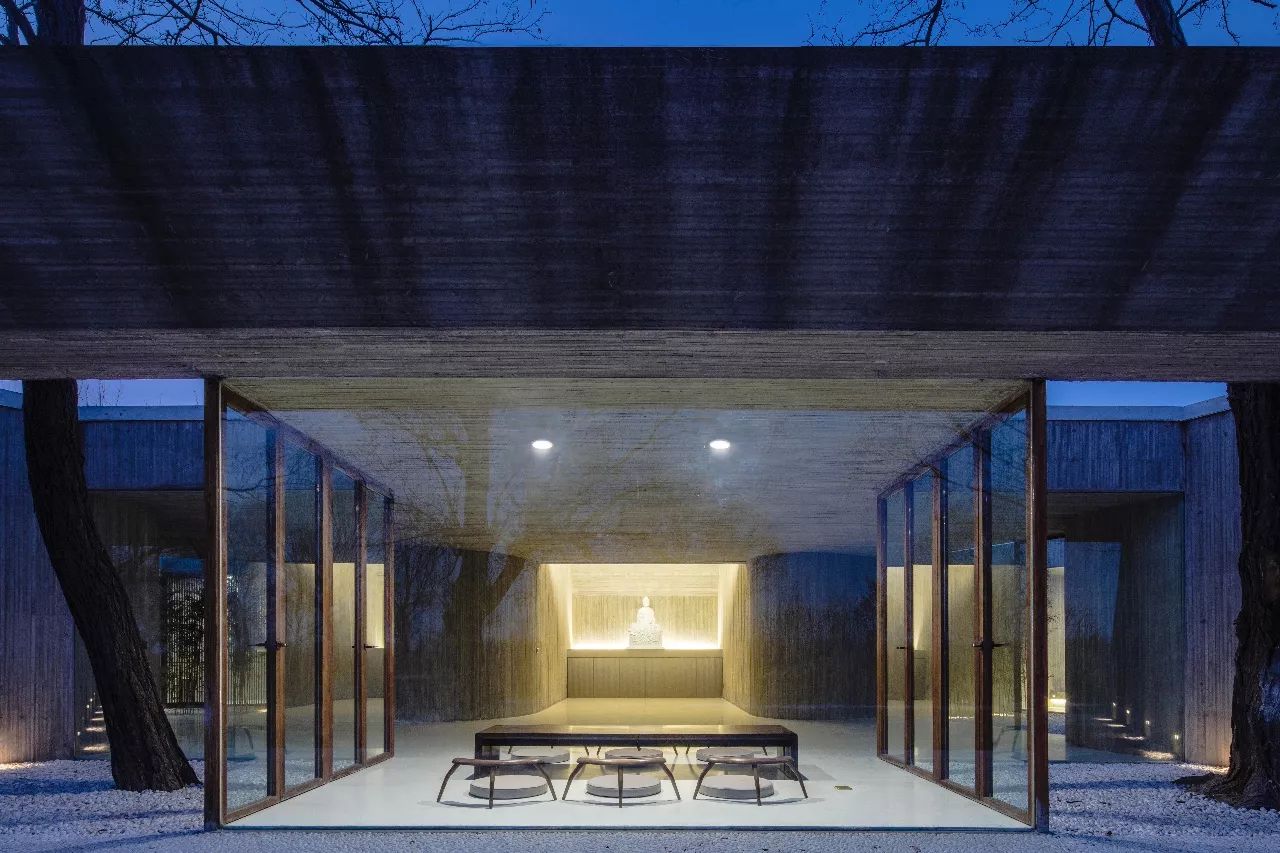 佛系新中式建筑，河北水岸佛堂！