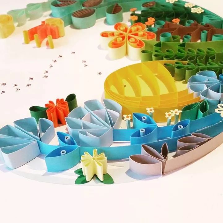 當(dāng)衍紙遇上插畫(huà)：衍紙藝術(shù)與插畫(huà)的融合