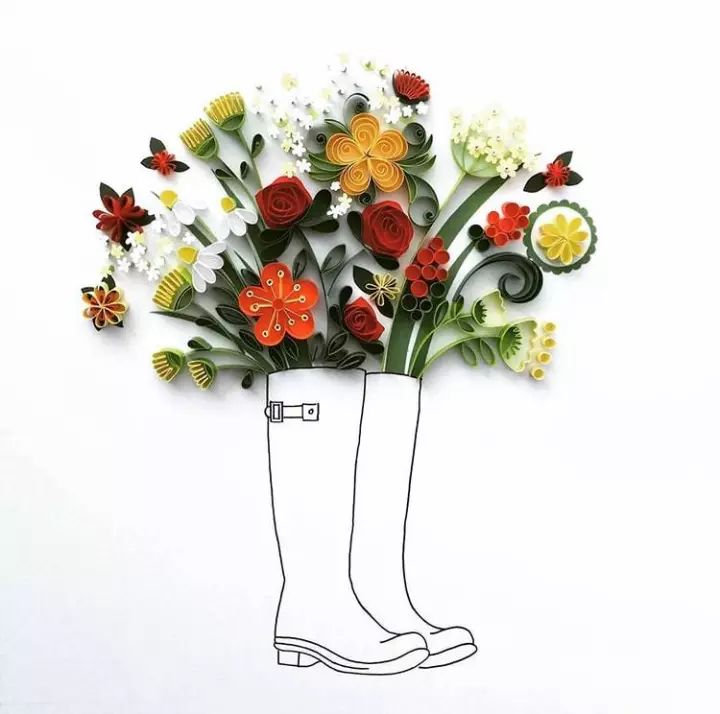 當(dāng)衍紙遇上插畫(huà)：衍紙藝術(shù)與插畫(huà)的融合