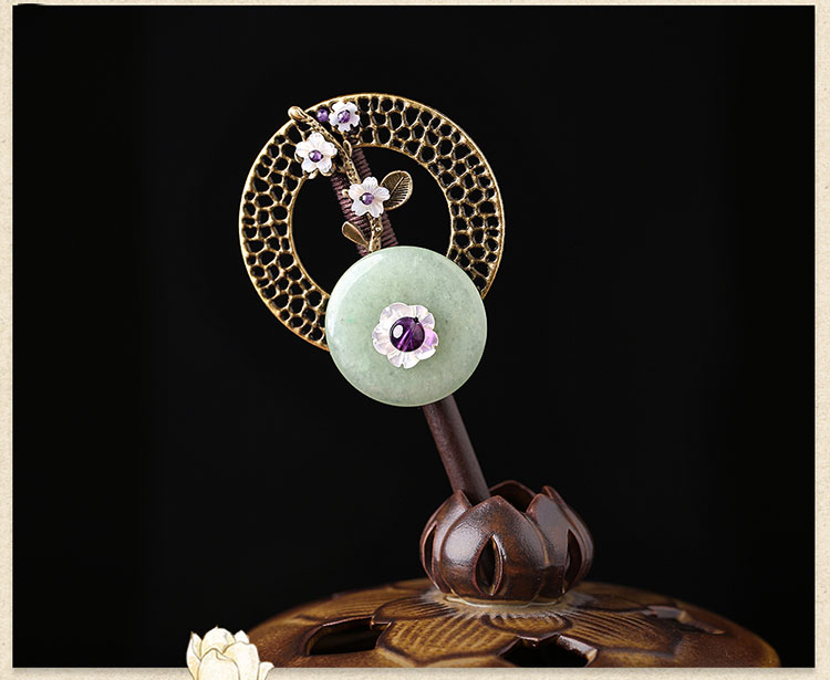 古風(fēng)發(fā)簪木簪子，家佳樂文學(xué)復(fù)古盤發(fā)頭飾