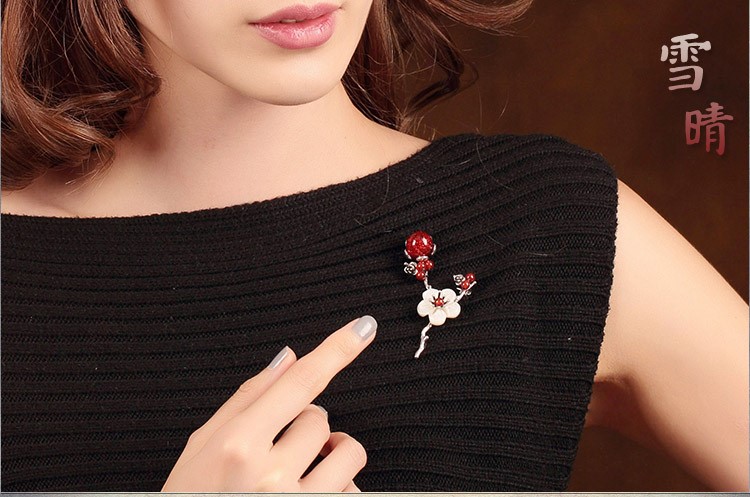 家佳樂文學(xué)貝殼花氣質(zhì)胸花胸針飾品