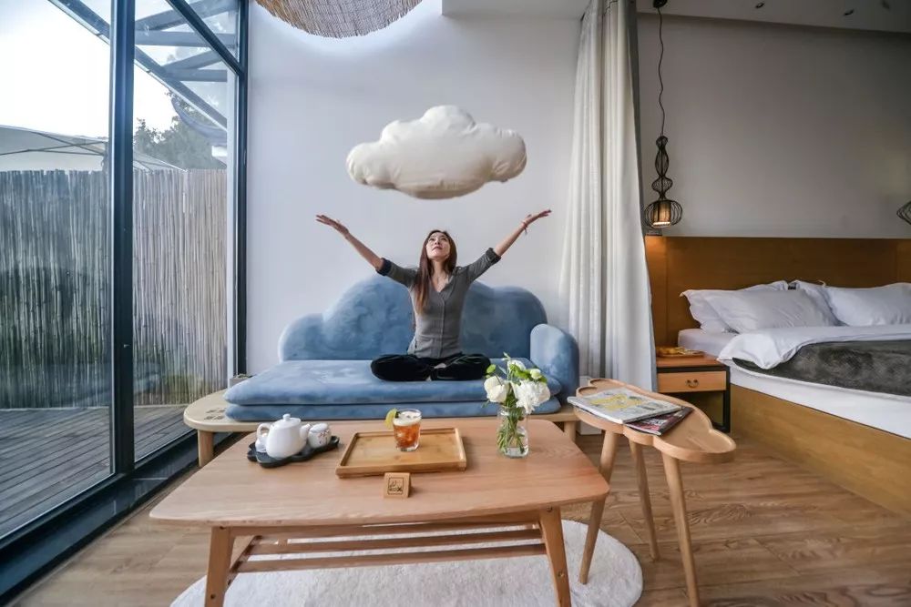 過云山居·長丘田，躺在浴缸里摘朵云