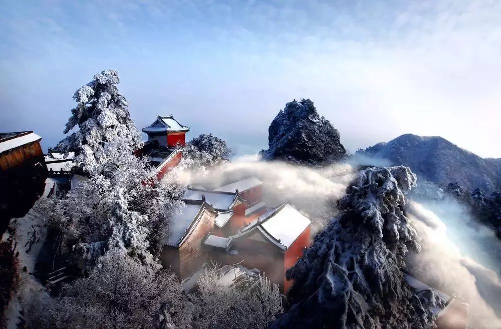武當山雪景攝影：雪后武當是仙山