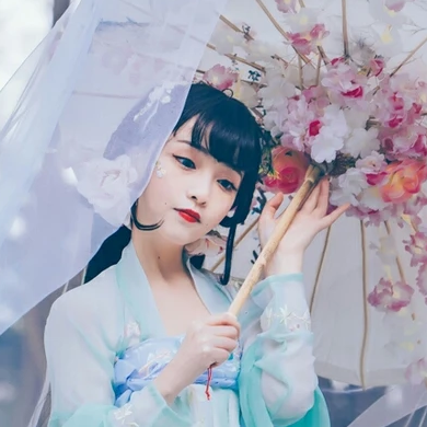 森林花仙子女生頭像，唯美古風(fēng)真人頭像