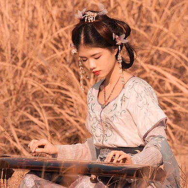 文藝小清新女生頭像，唯美古風(fēng)真人頭像