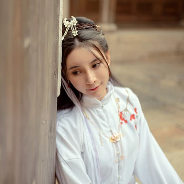 漢服清新女生頭像，唯美古風(fēng)真人頭像