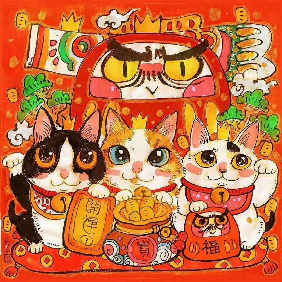 栩栩如生的年畫:六幅唯美動人的手繪年畫圖片