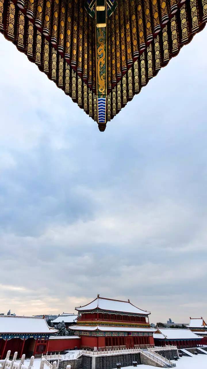 最美中國(guó)古建筑：紫禁城下雪了！